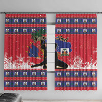 Ayiti Jwaye Nwel Window Curtain Haiti Merry Christmas - Wonder Print Shop
