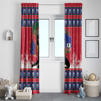 Ayiti Jwaye Nwel Window Curtain Haiti Merry Christmas - Wonder Print Shop