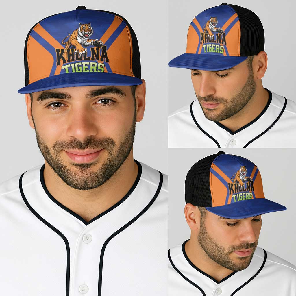 Khulna Cricket Tigers Baseball Net Cap Ready to Roar - Wonder Print Shop