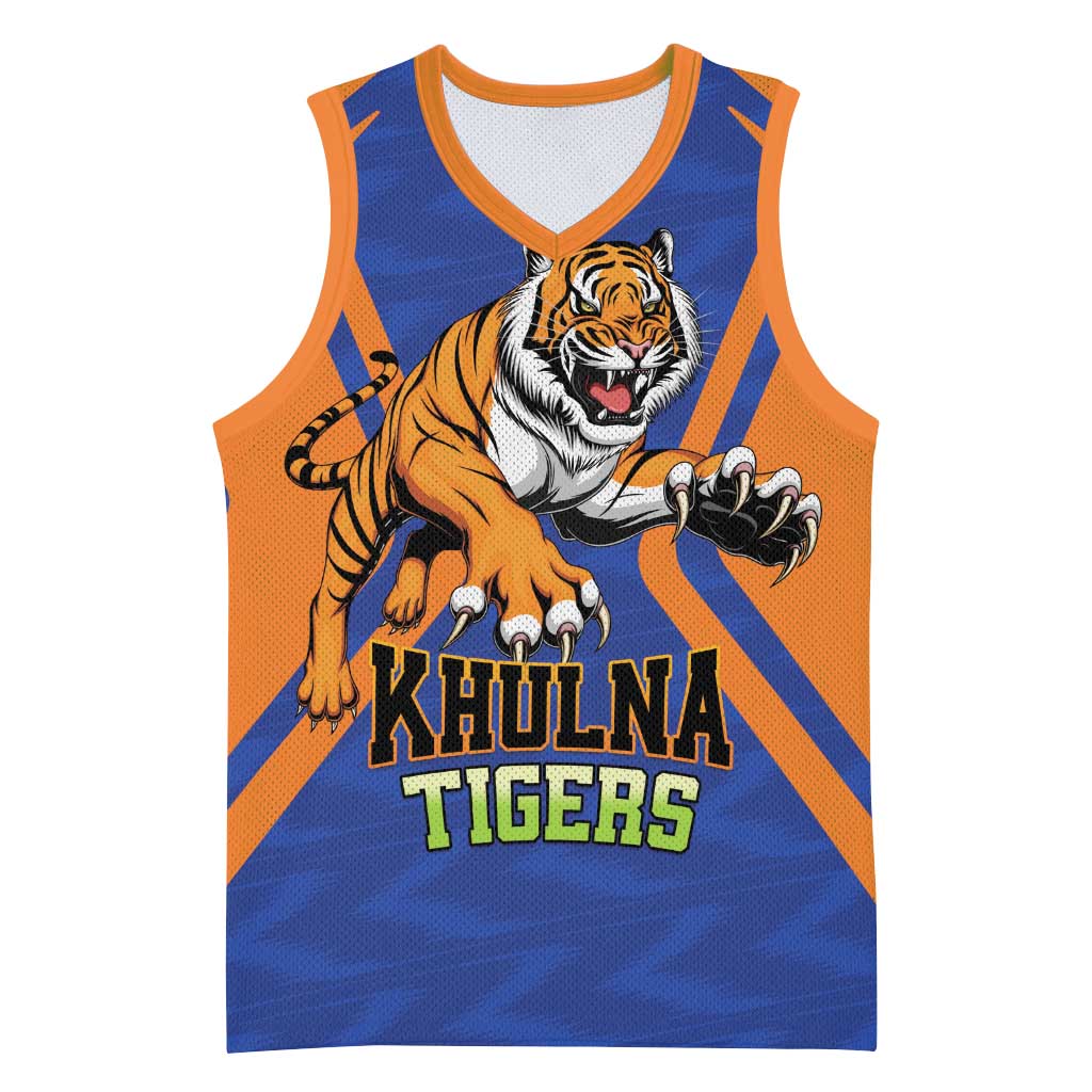 Custom Khulna Cricket Tigers Basketball Jersey Ready to Roar - Wonder Print Shop