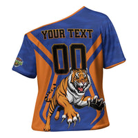 Custom Khulna Cricket Tigers Cross Shoulder Shirt Ready to Roar - Wonder Print Shop