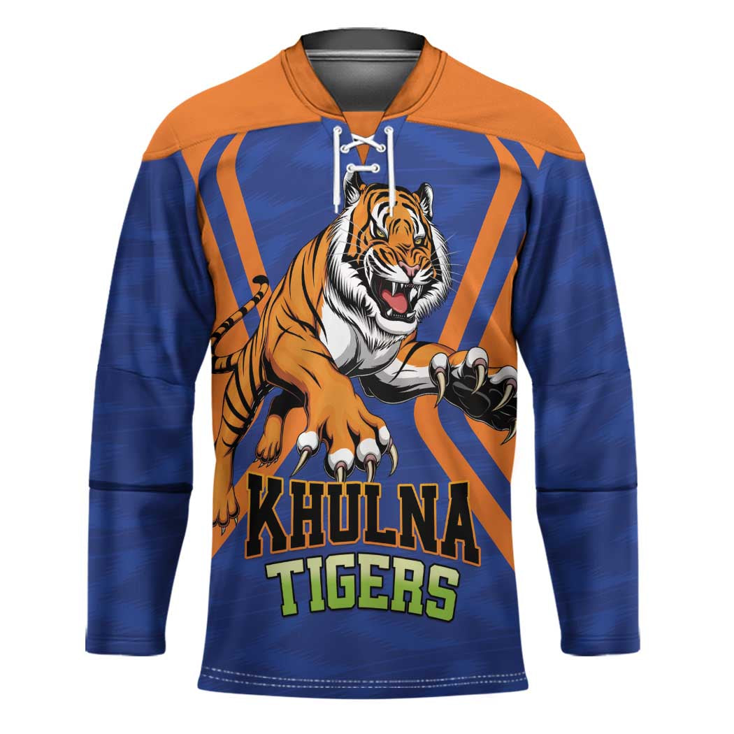 Custom Khulna Cricket Tigers Hockey Jersey Ready to Roar - Wonder Print Shop