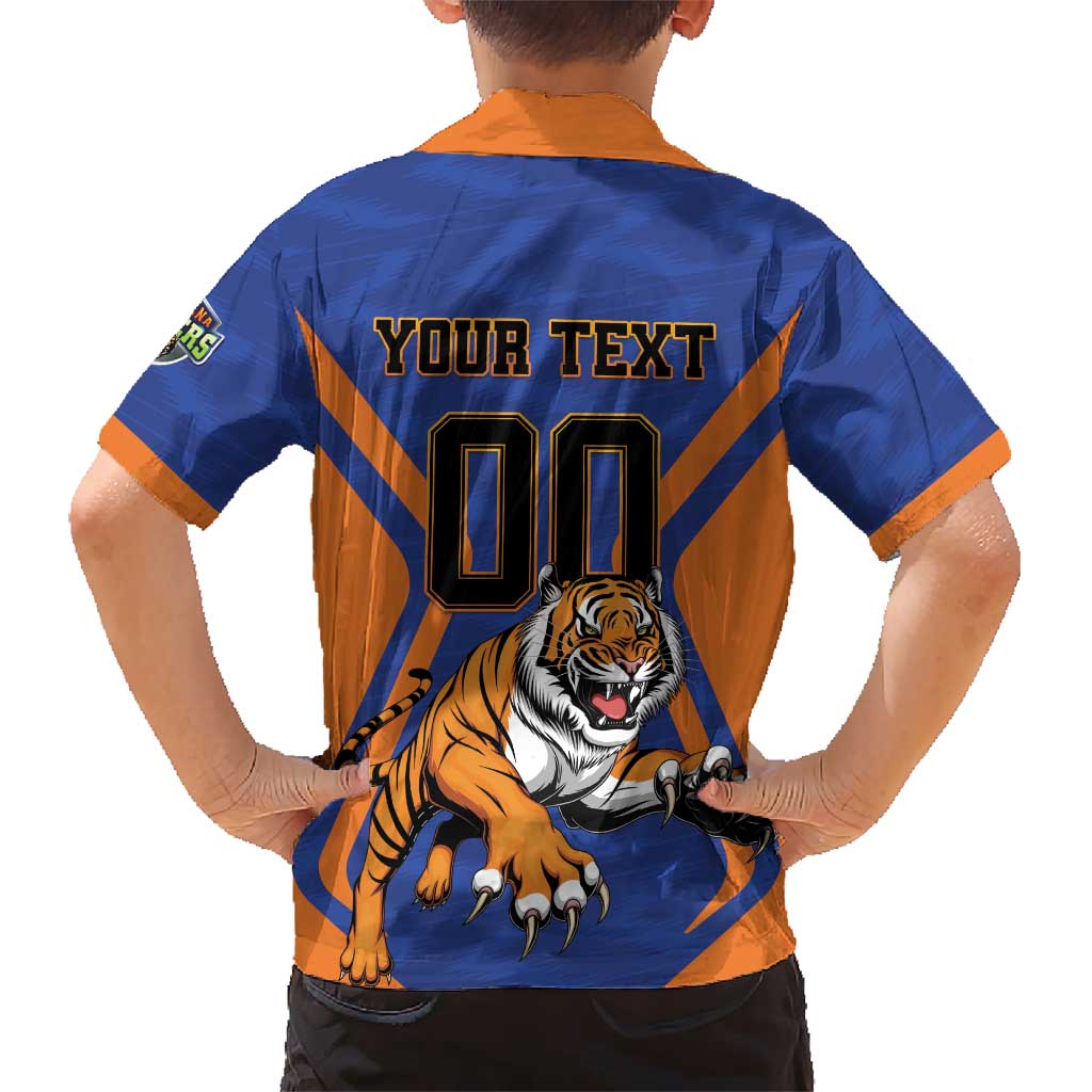 Custom Khulna Cricket Tigers Kid Hawaiian Shirt Ready to Roar - Wonder Print Shop