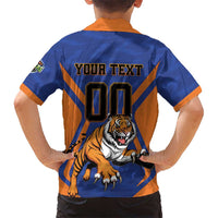 Custom Khulna Cricket Tigers Kid Hawaiian Shirt Ready to Roar - Wonder Print Shop