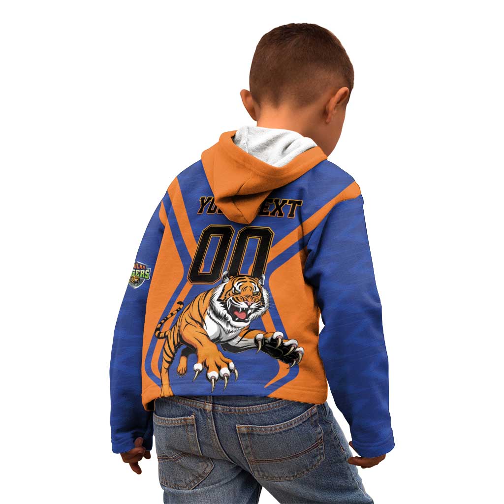 Custom Khulna Cricket Tigers Kid Hoodie Ready to Roar - Wonder Print Shop