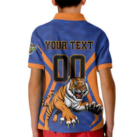Custom Khulna Cricket Tigers Kid Polo Shirt Ready to Roar - Wonder Print Shop