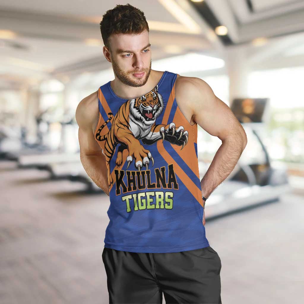 Custom Khulna Cricket Tigers Men Tank Top Ready to Roar - Wonder Print Shop