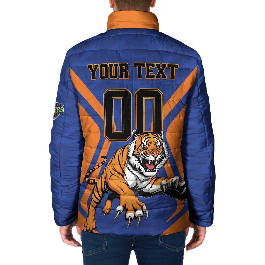 Custom Khulna Cricket Tigers Padded Jacket Ready to Roar - Wonder Print Shop