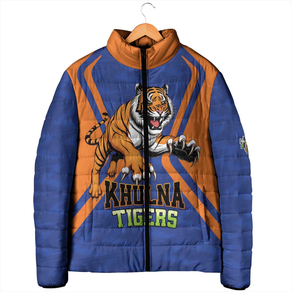 Custom Khulna Cricket Tigers Padded Jacket Ready to Roar - Wonder Print Shop