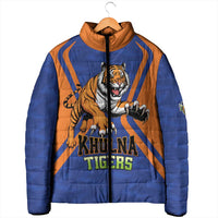 Custom Khulna Cricket Tigers Padded Jacket Ready to Roar - Wonder Print Shop