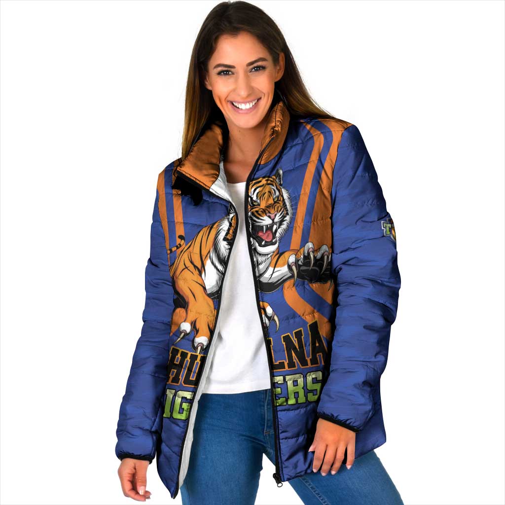 Custom Khulna Cricket Tigers Padded Jacket Ready to Roar - Wonder Print Shop