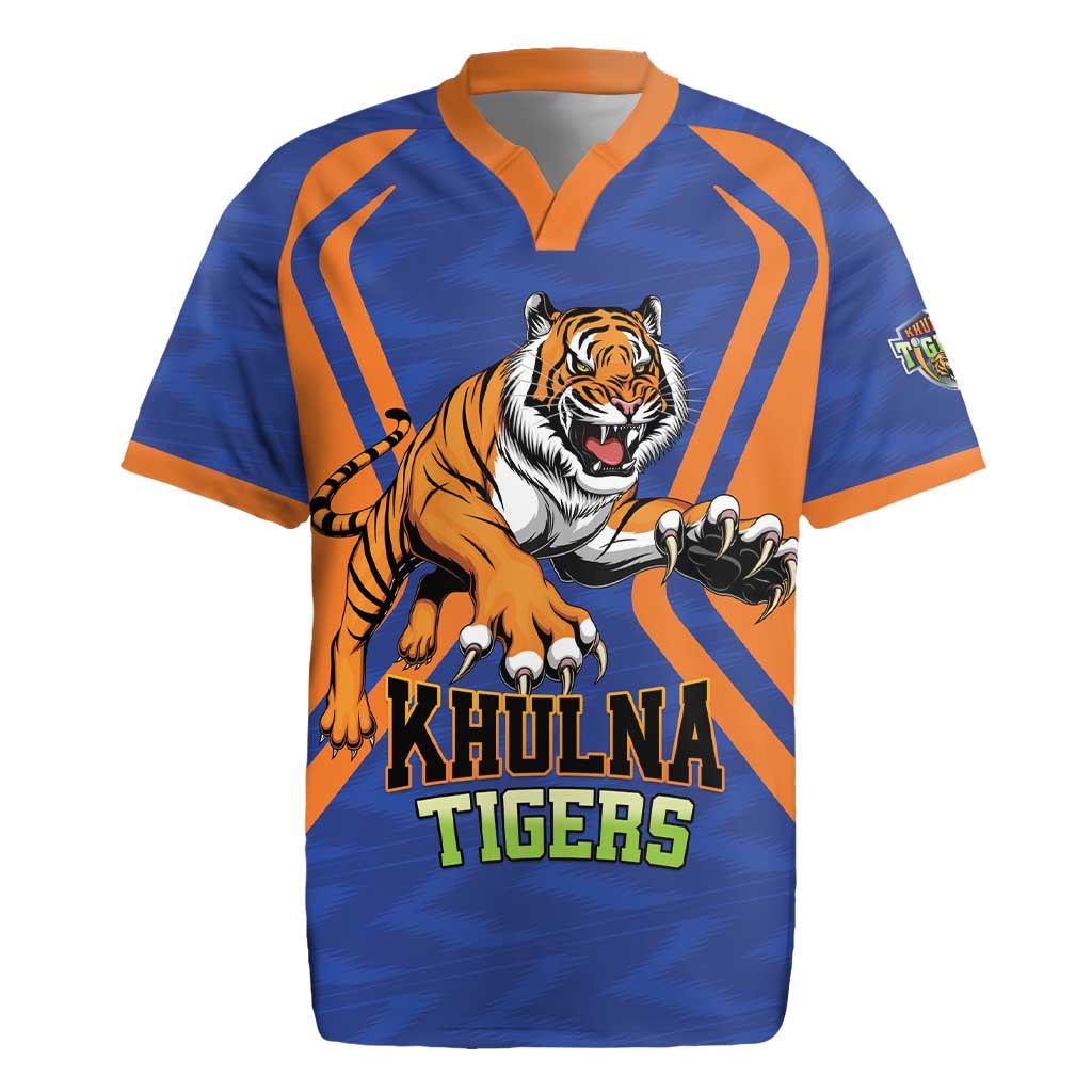 Custom Khulna Cricket Tigers Rugby Jersey Ready to Roar - Wonder Print Shop