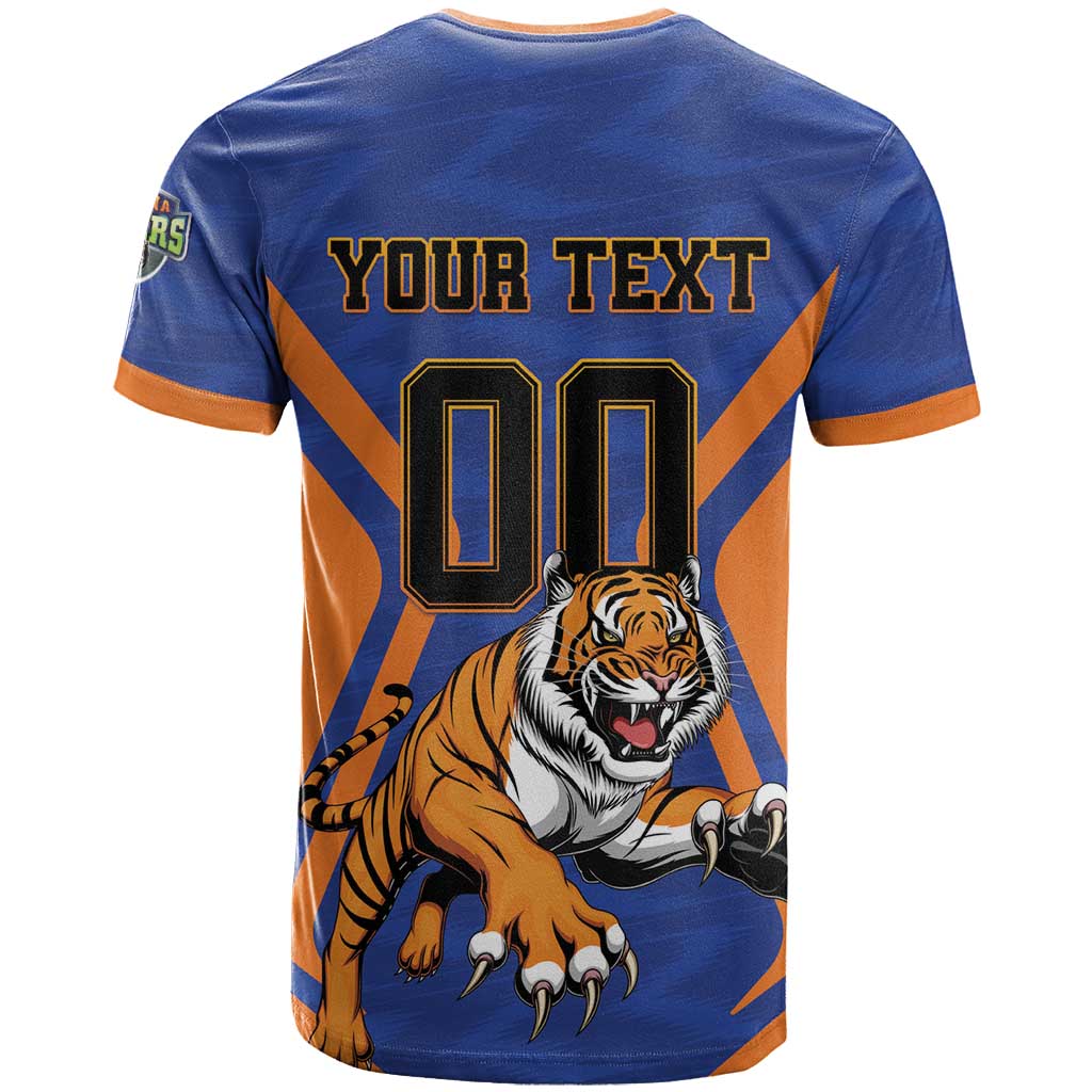 Custom Khulna Cricket Tigers T Shirt Ready to Roar - Wonder Print Shop