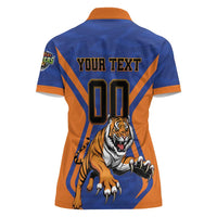 Custom Khulna Cricket Tigers Women Polo Shirt Ready to Roar - Wonder Print Shop