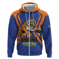 Custom Khulna Cricket Tigers Zip Hoodie Ready to Roar - Wonder Print Shop