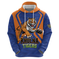 Custom Khulna Cricket Tigers Zip Hoodie Ready to Roar - Wonder Print Shop