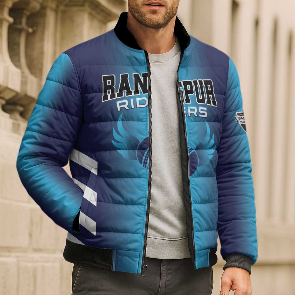 Custom Rangpur Cricket Riders Bomber Puffer Jacket Joyer Lorai - Wonder Print Shop