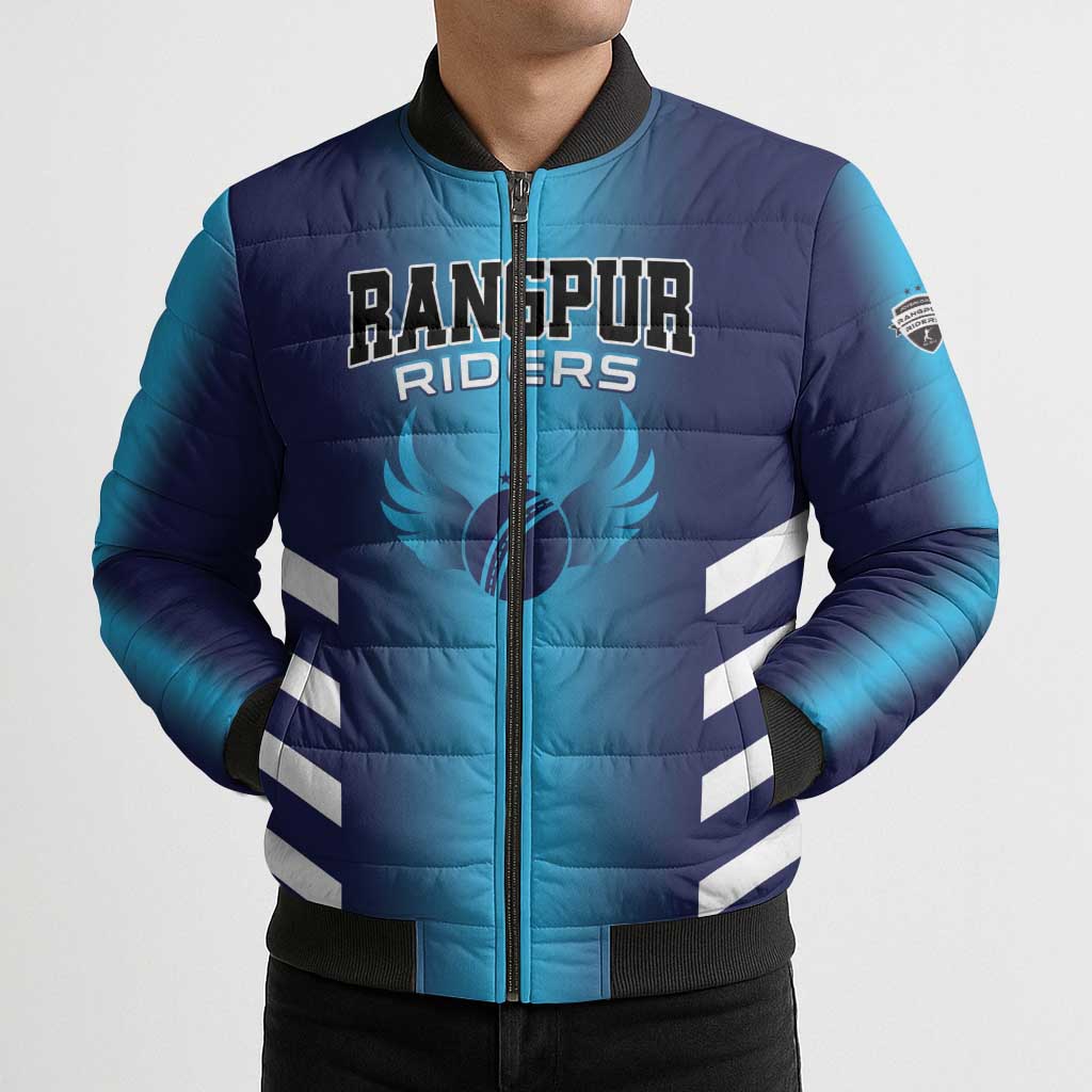 Custom Rangpur Cricket Riders Bomber Puffer Jacket Joyer Lorai - Wonder Print Shop