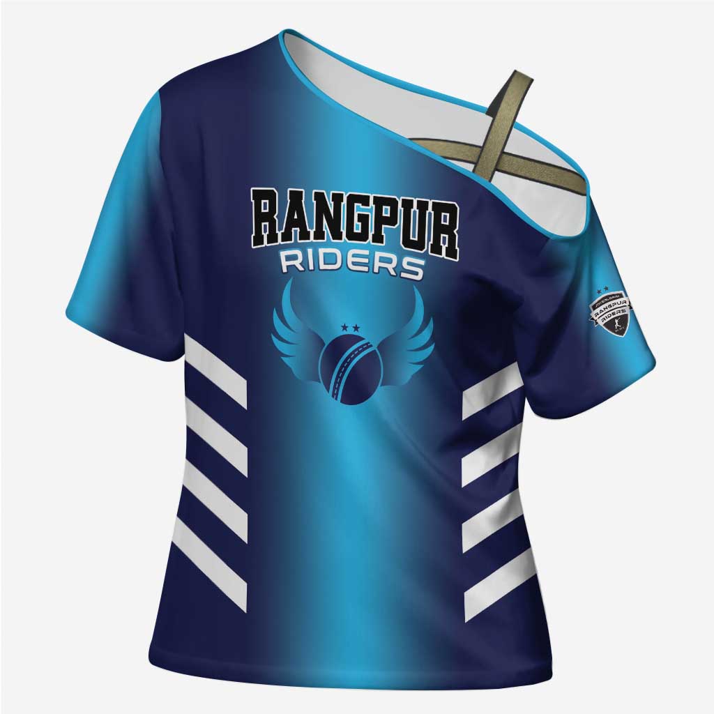 Custom Rangpur Cricket Riders Cross Shoulder Shirt Joyer Lorai - Wonder Print Shop