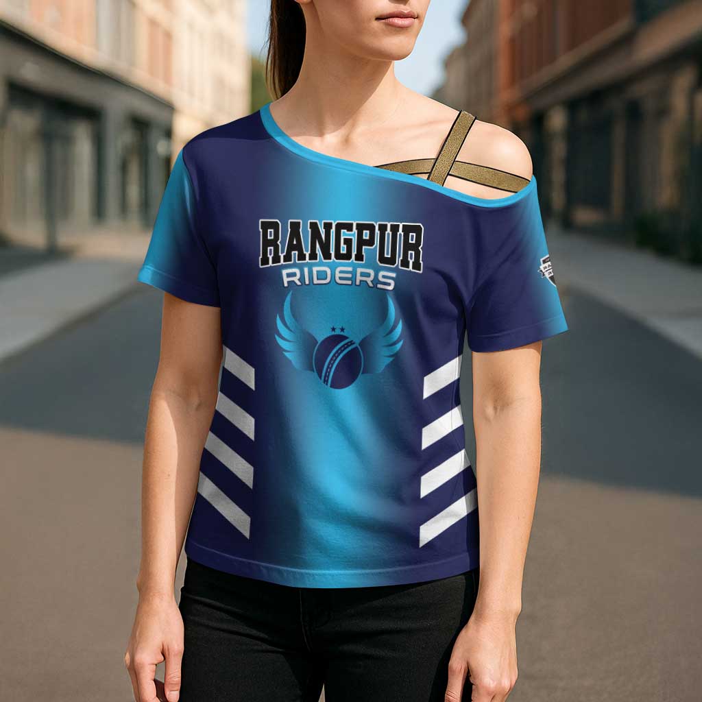 Custom Rangpur Cricket Riders Cross Shoulder Shirt Joyer Lorai - Wonder Print Shop