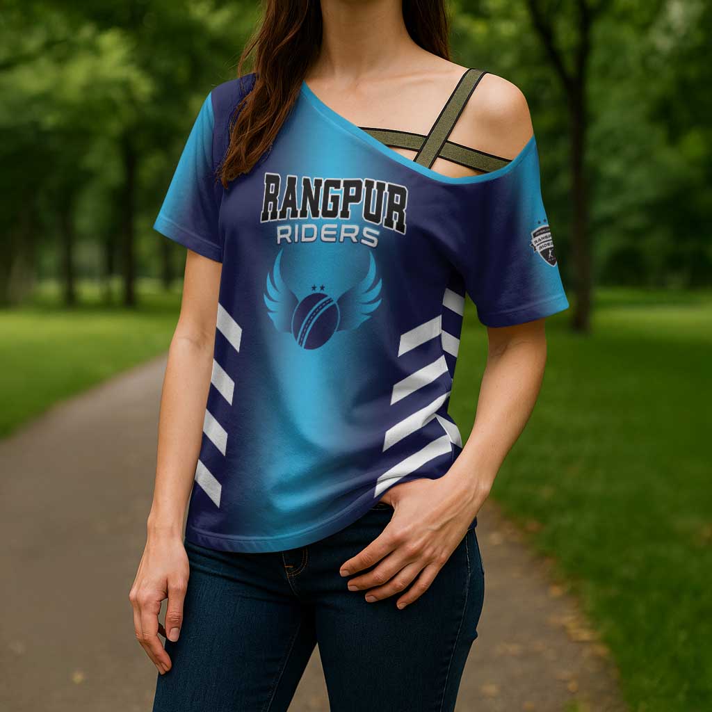 Custom Rangpur Cricket Riders Cross Shoulder Shirt Joyer Lorai - Wonder Print Shop