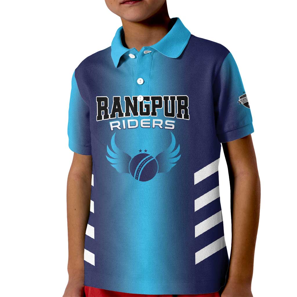Custom Rangpur Cricket Riders Kid Polo Shirt Joyer Lorai - Wonder Print Shop