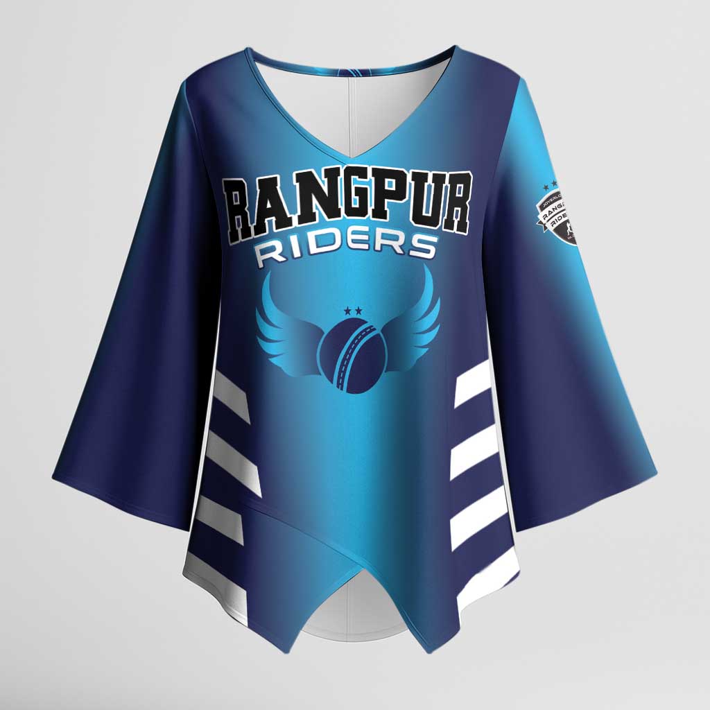 Custom Rangpur Cricket Riders Kimono Sleeve Blouse Joyer Lorai - Wonder Print Shop