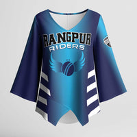 Custom Rangpur Cricket Riders Kimono Sleeve Blouse Joyer Lorai - Wonder Print Shop