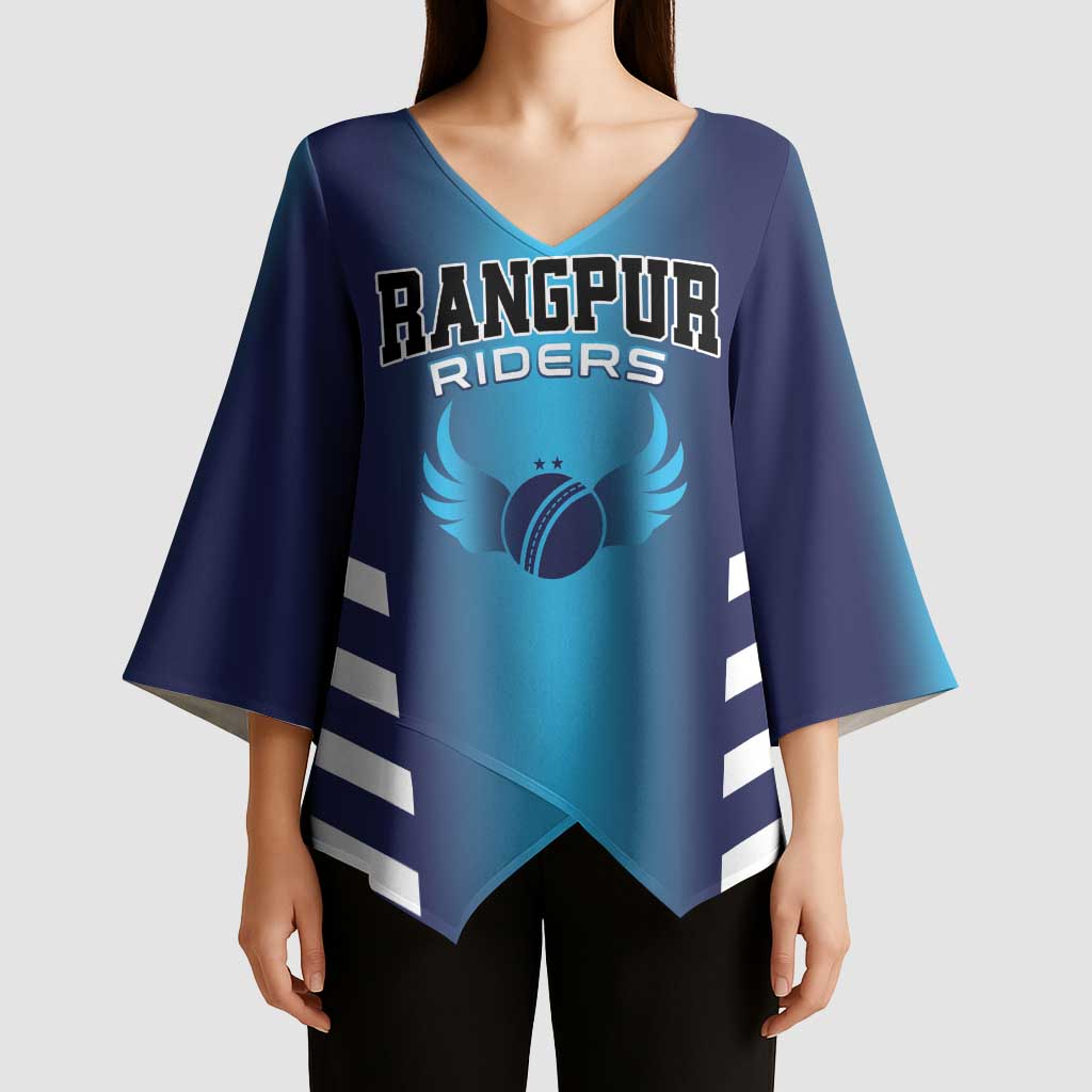 Custom Rangpur Cricket Riders Kimono Sleeve Blouse Joyer Lorai - Wonder Print Shop