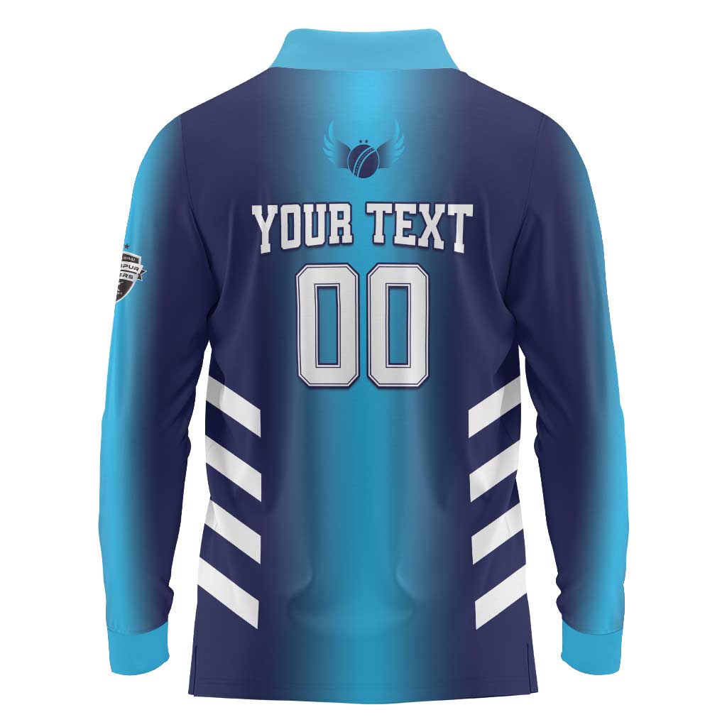 Custom Rangpur Cricket Riders Long Sleeve Polo Shirt Joyer Lorai - Wonder Print Shop