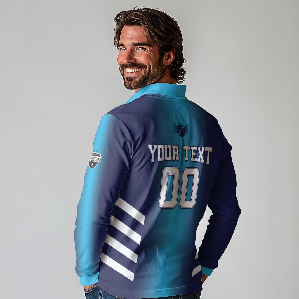 Custom Rangpur Cricket Riders Long Sleeve Polo Shirt Joyer Lorai - Wonder Print Shop