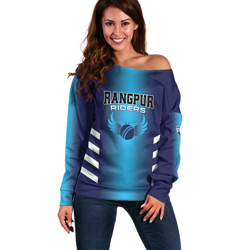 Custom Rangpur Cricket Riders Off Shoulder Sweater Joyer Lorai - Wonder Print Shop