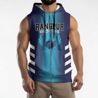 Custom Rangpur Cricket Riders Sleeveless Zip Hoodie Joyer Lorai - Wonder Print Shop