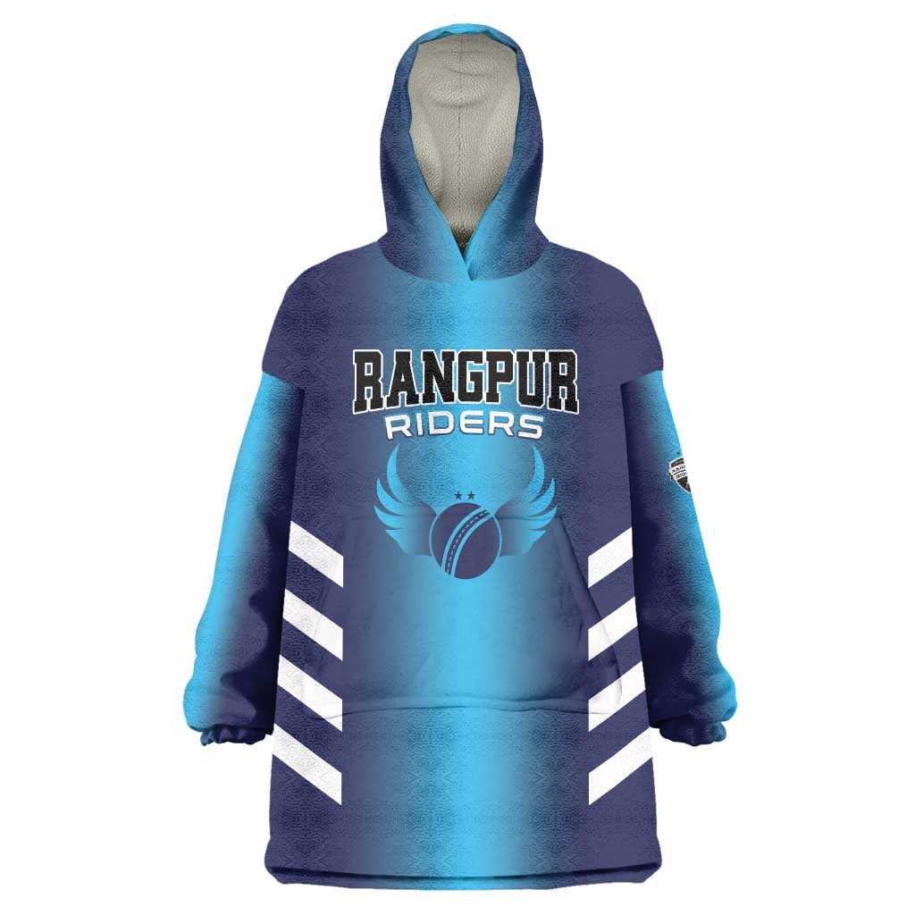 Custom Rangpur Cricket Riders Wearable Blanket Hoodie Joyer Lorai - Wonder Print Shop