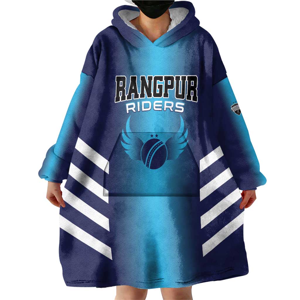 Custom Rangpur Cricket Riders Wearable Blanket Hoodie Joyer Lorai - Wonder Print Shop