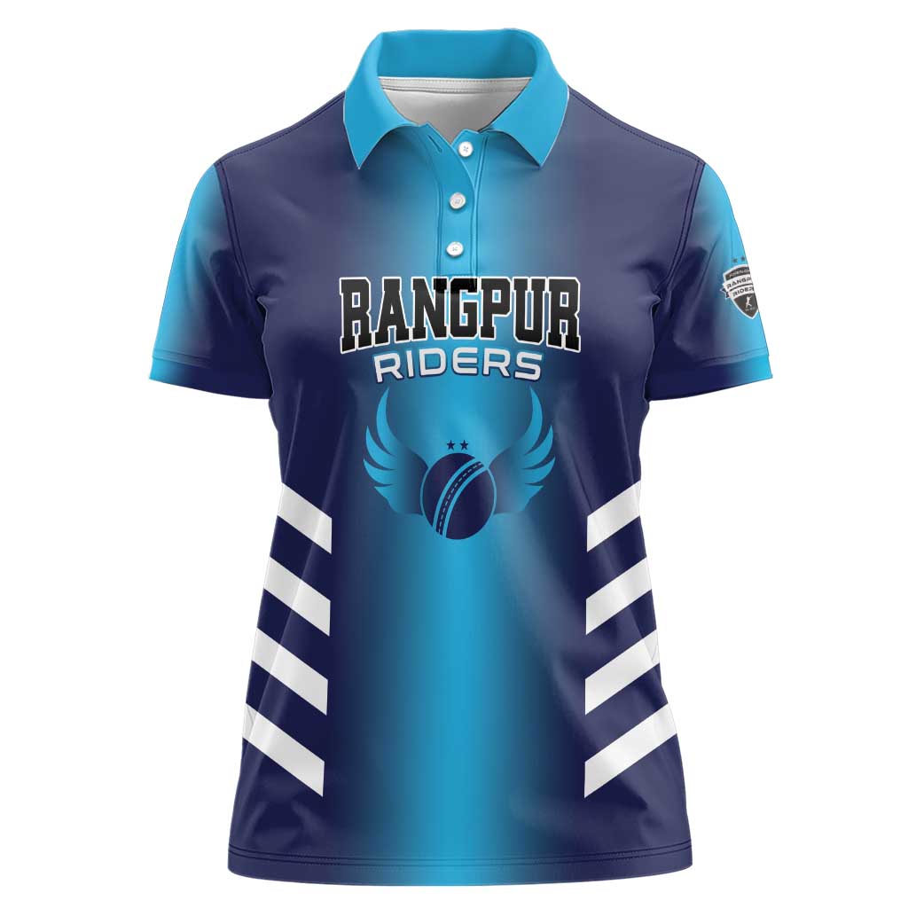 Custom Rangpur Cricket Riders Women Polo Shirt Joyer Lorai - Wonder Print Shop