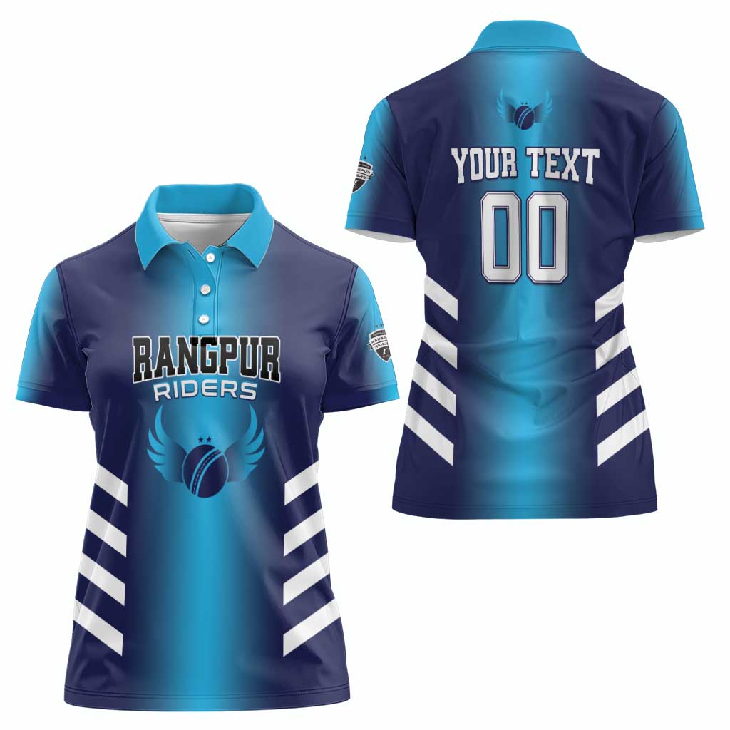 Custom Rangpur Cricket Riders Women Polo Shirt Joyer Lorai - Wonder Print Shop