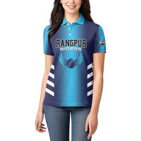 Custom Rangpur Cricket Riders Women Polo Shirt Joyer Lorai - Wonder Print Shop