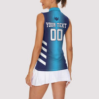 Custom Rangpur Cricket Riders Women Sleeveless Polo Shirt Joyer Lorai - Wonder Print Shop