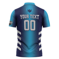 Custom Rangpur Cricket Riders Zipper Polo Shirt Joyer Lorai - Wonder Print Shop