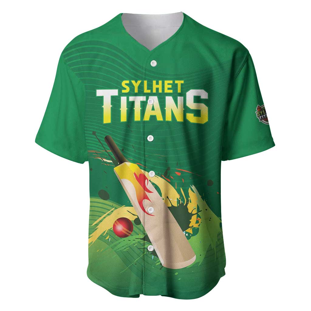 Custom Sylhet Cricket Titans Baseball Jersey Rise Of Titans - Wonder Print Shop