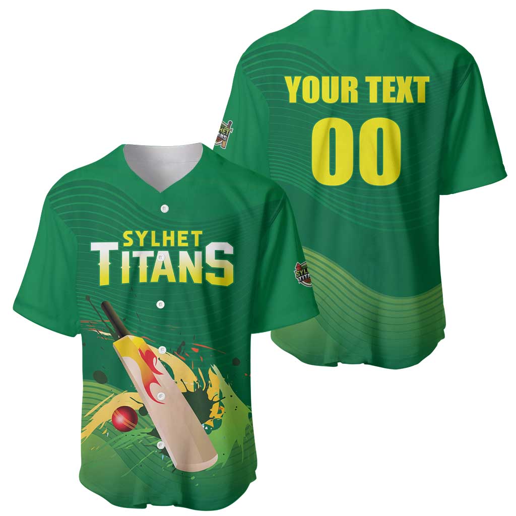 Custom Sylhet Cricket Titans Baseball Jersey Rise Of Titans - Wonder Print Shop