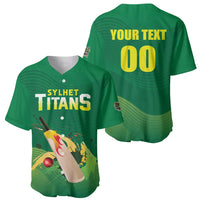 Custom Sylhet Cricket Titans Baseball Jersey Rise Of Titans - Wonder Print Shop