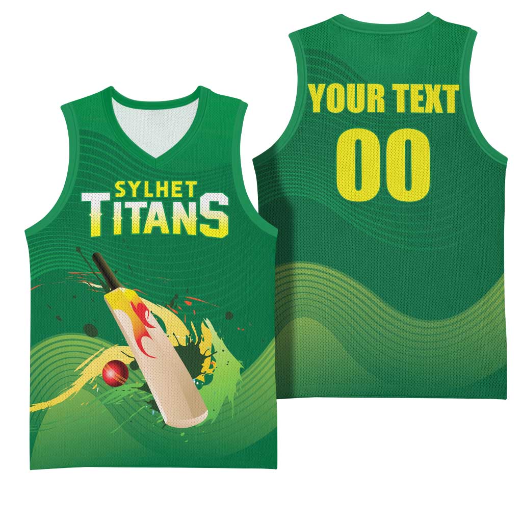Custom Sylhet Cricket Titans Basketball Jersey Rise Of Titans - Wonder Print Shop