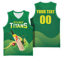 Custom Sylhet Cricket Titans Basketball Jersey Rise Of Titans - Wonder Print Shop