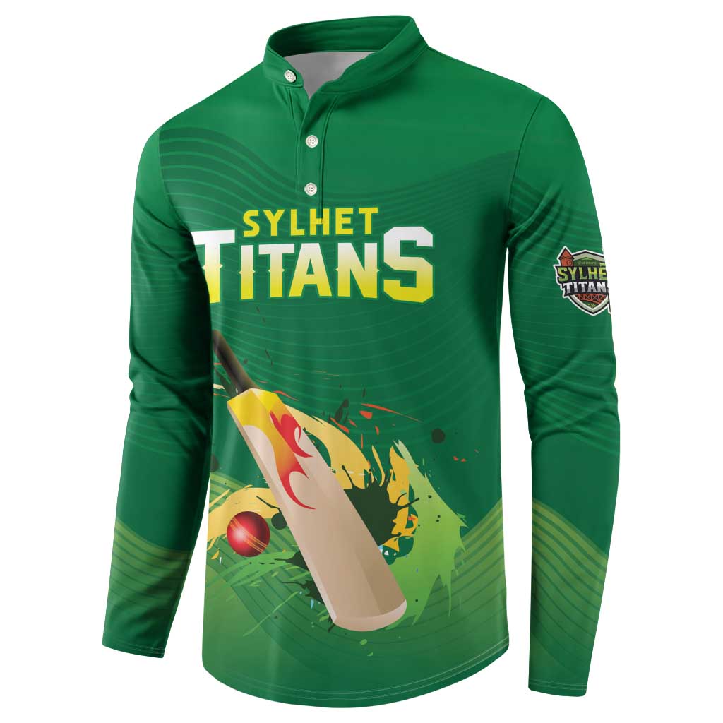 Custom Sylhet Cricket Titans Button Sweatshirt Rise Of Titans - Wonder Print Shop
