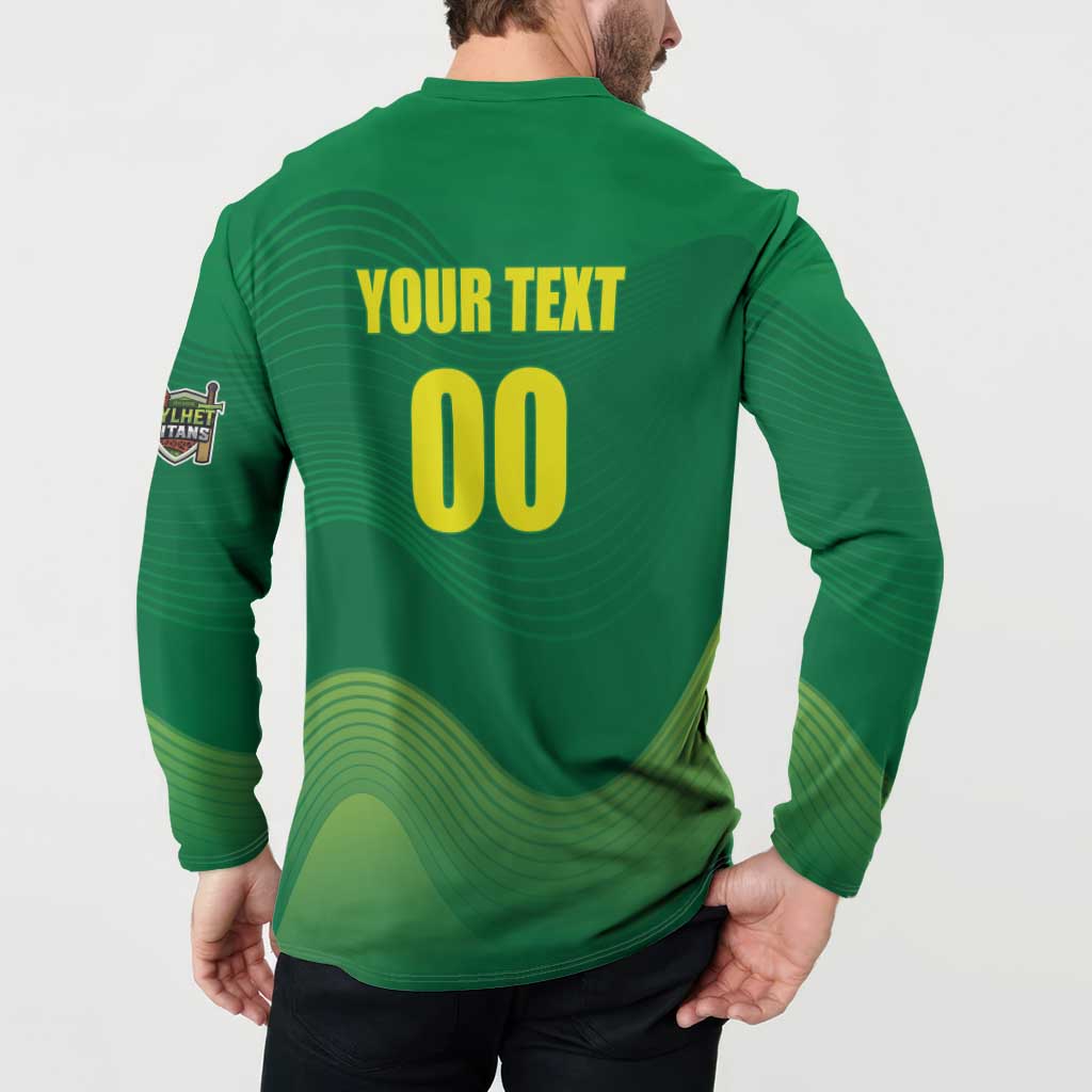 Custom Sylhet Cricket Titans Button Sweatshirt Rise Of Titans - Wonder Print Shop