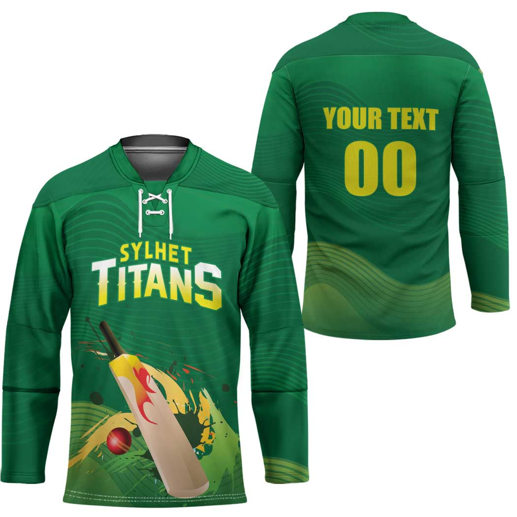 Custom Sylhet Cricket Titans Hockey Jersey Rise Of Titans - Wonder Print Shop