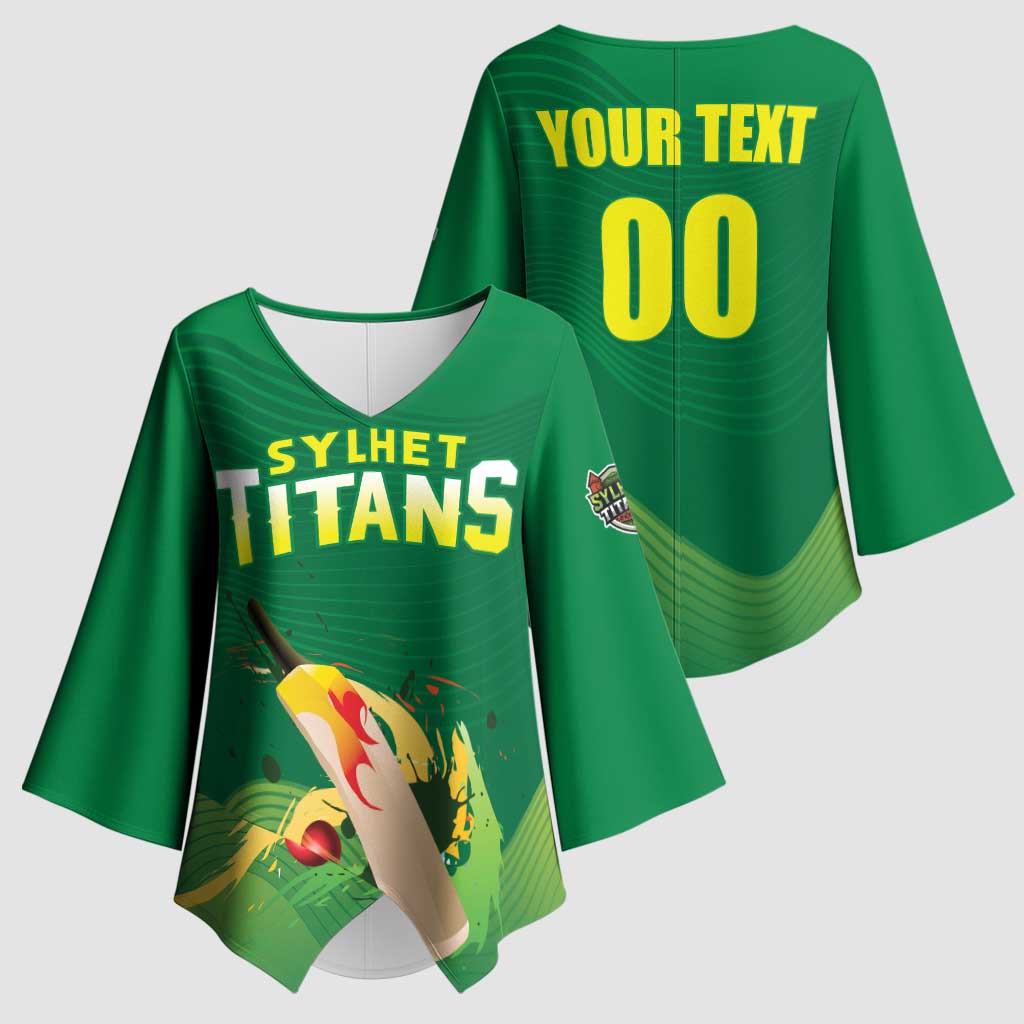 Custom Sylhet Cricket Titans Kimono Sleeve Blouse Rise Of Titans - Wonder Print Shop