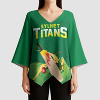 Custom Sylhet Cricket Titans Kimono Sleeve Blouse Rise Of Titans - Wonder Print Shop